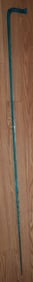 ANTIQUE PITTSBURGH GLASS PARADE CANE, 19/20TH C.