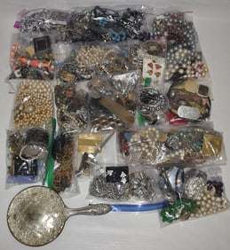 HUGE LOT ASSORTED CONTEMPORARY COSTUME JEWELRY, 20TH C.