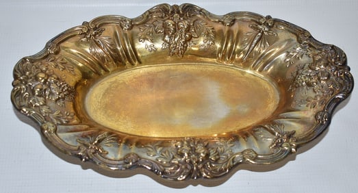 REED & BARTON STERLING FRANCIS I FOOTED CENTER BOWL