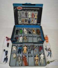STAR WARS EMPIRE STRIKES BACK CASE W/20 ACTION FIGURES