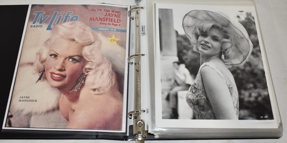 110+ VINT. JANE MANSFIELD B & W/COLOR GLOSSY PHOTOS