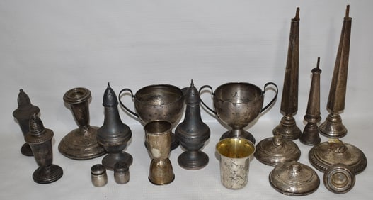 LOT ASSORTED WEIGHTED STERLING