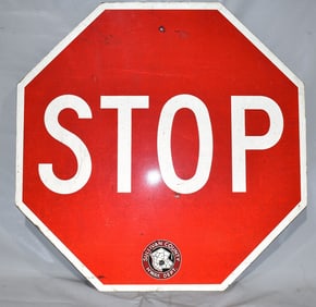 VINTAGE STOP SIGN, C. 1950/60