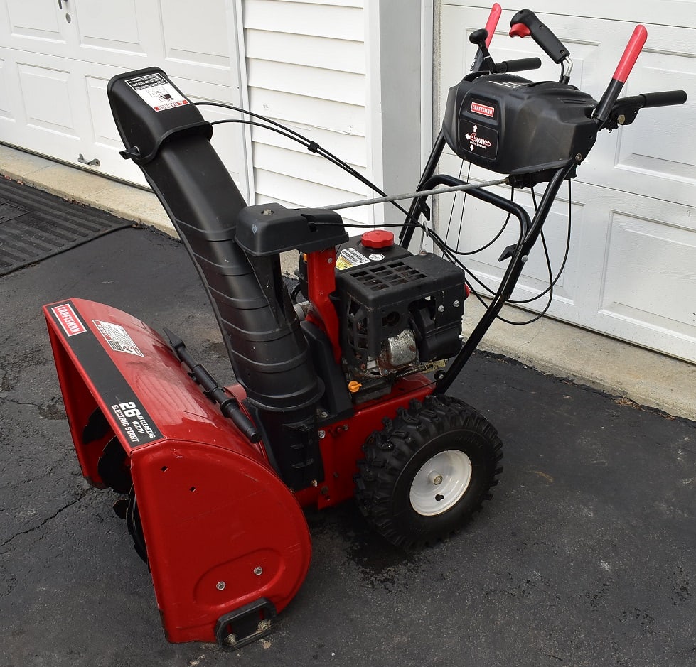CRAFTSMAN SELF PROPELLED SNOW BLOWER, 26", 4 WAY CHUTE (1 of 4)
