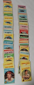 LOT 1959 TOPPS BASEBALL CARDS, INCL.HIGH NUMBERS