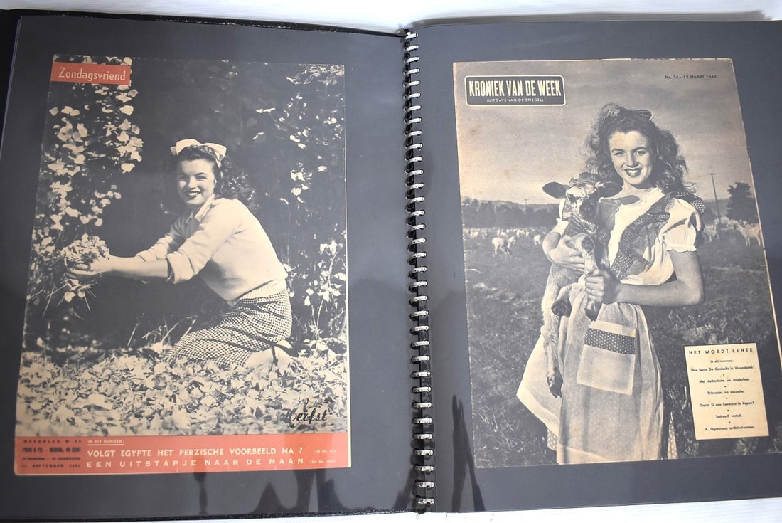 PORTFOLIO VINTAGE MAGAZINE COVERS INCL. MARILYN MONROE+: PORTFOLIO VINTAGE MAGAZINE COVERS INCL. MARILYN MONROE, CYD CHARISSE, LUCILLE BALL, CLINT EASTWOOD, ETC., C. 1950/60