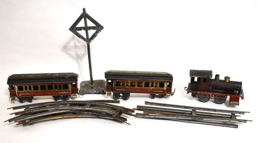 LOT ASSORTED TOY TRAINS, 19/20TH C.