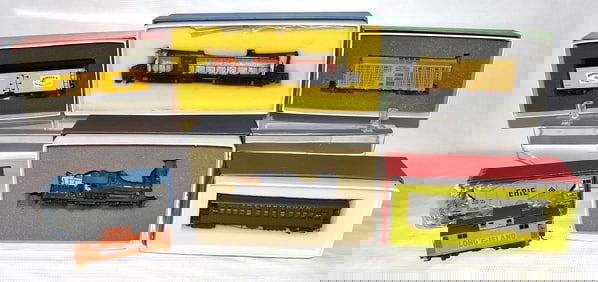 7 BRASS H.O TRAINS INCL COWICHAN RR 25 TON SHAY/BORDEN+