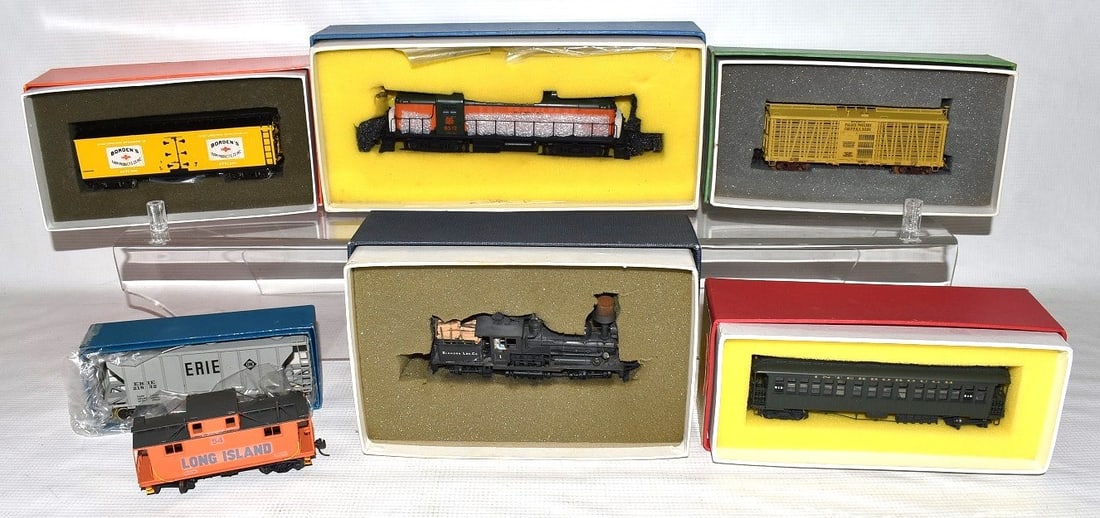 7 BRASS H.O TRAINS INCL COWICHAN RR 25 TON SHAY/BORDEN+ (1 of 8)