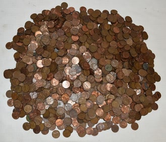 LOT ASSORTED U.S. WHEAT BACK/MEMORIAL PENNIES
