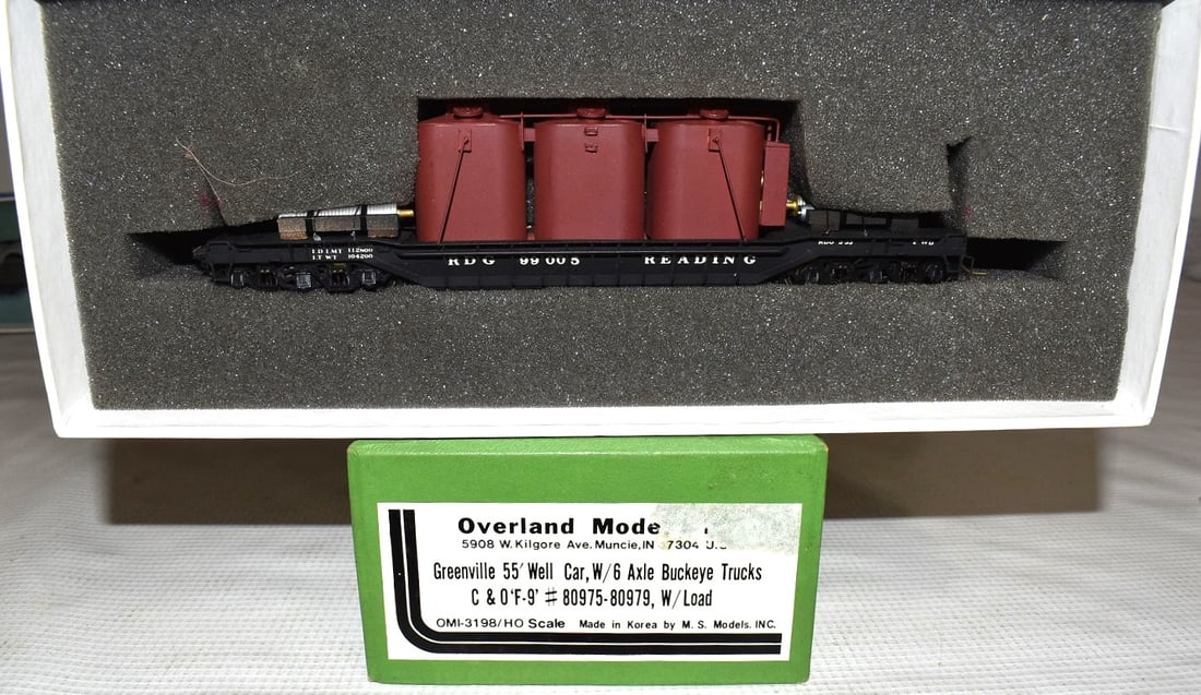 8 BRASS H.O. TRAINS INCL. RAIL CARS, TANKER, CABOOSE + - 7