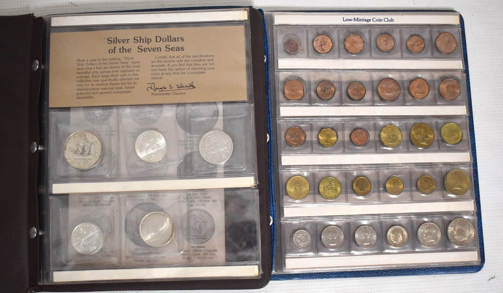 (2) COIN BOOKS INCL SILVER SHIP ROUND/LOW MINTAGE WORLD (1 of 9)