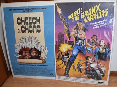 2 VINT. MOVIE POSTERS INCL. CHEECH & CHONG STILL SMOKIN