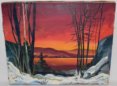 O/C MONTAGUE WINTER SIGNED LOU KENNEL (1886-1975 NJ/NY)