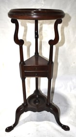 QUEEN ANNE STYLE MAHOGANY FERN STAND, 19/20TH C.