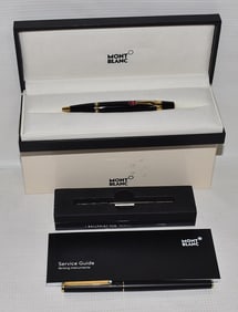 LOT(2) VINTAGE MONT-BLANC BALLPOINT PINT PENS/CARTRIDGE