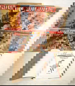 LOT ASSORTED VINTAGE MARILYN MONROE MAGAZINE COVERS