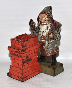 SHEPARD HARDWARE CO. "ANTA" MECHANICAL CAST IRON BANK