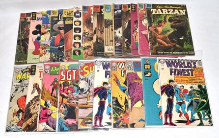 24 VINT. COMICS INCL. DETECTIVE #304/WORLDS FINEST, ETC