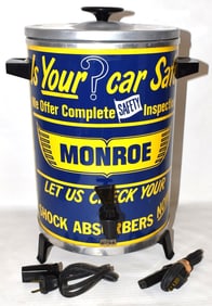 MONROE SHOCK ABSORBERS ADVERTISING COFFEE POT