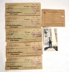 LOT PAPER INCL. LEONARD WOODRUFF ARTIST (1880-1970)