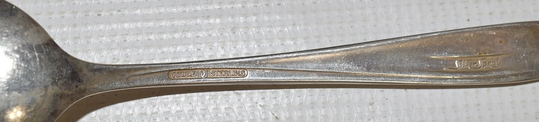 SERVICE (12) TOWLE STERLING SILVER SPRAY PATTERN - 5