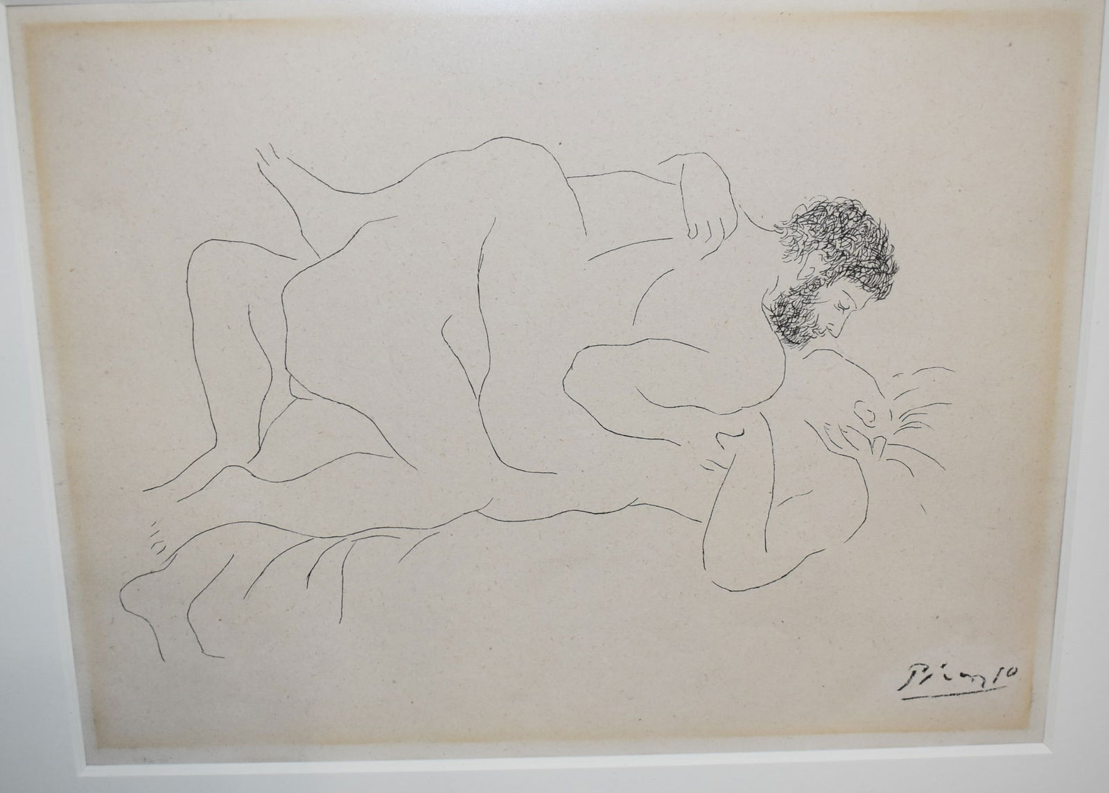 ETCHING, PICASSO, PLATE 9" X 12" - 3