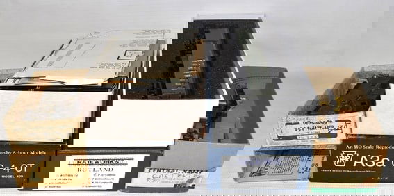 ASST BRASS H.O. TRAIN PARTS INCL PASSENGER CAR/CABOOSE+