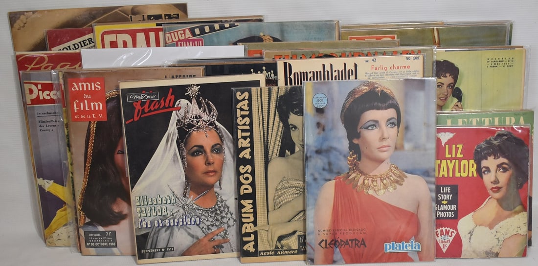 28 ASST VINT. LIZ TAYLOR (1932-2011) COMPLETE MAGAZINES (1 of 9)