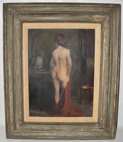 O/B NUDE, SIGNED RUDOLPH COLAO (1927-2014)