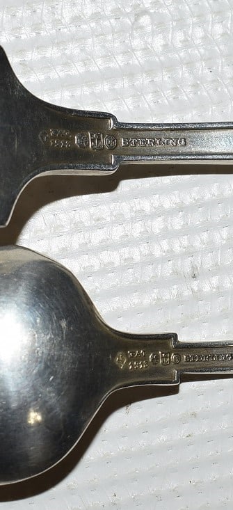 GORHAM ETRUSCAN PATTERN FLATWARE SERVICE, C. 1920 - 4