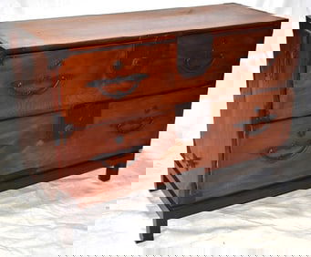 JAPANESE MOUNTAIN ASH TWO DRAWER CHEST