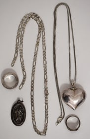 LOT ASSORTED STERLING INCL. TIFFANY, 2.3 OZ.