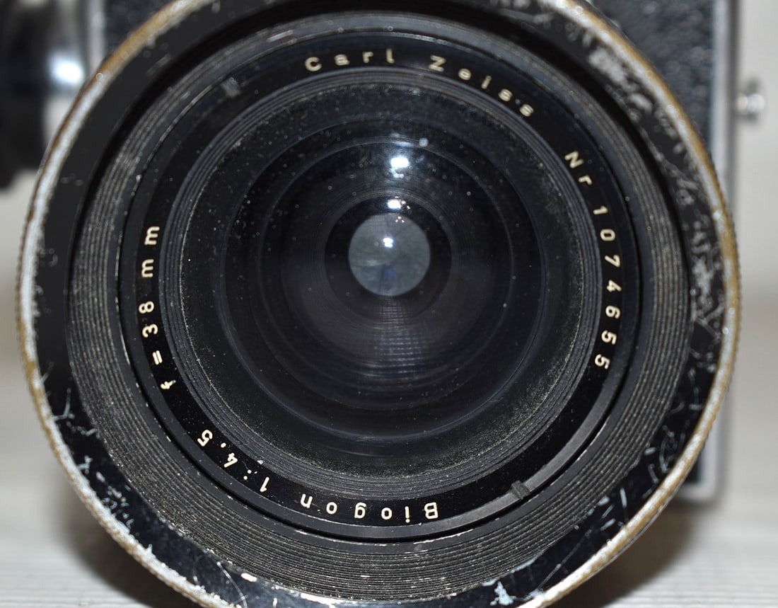 (2) HASSELBLAD 225 SQUARE FORMAT CAMERAS, (1) NO BACK - 10