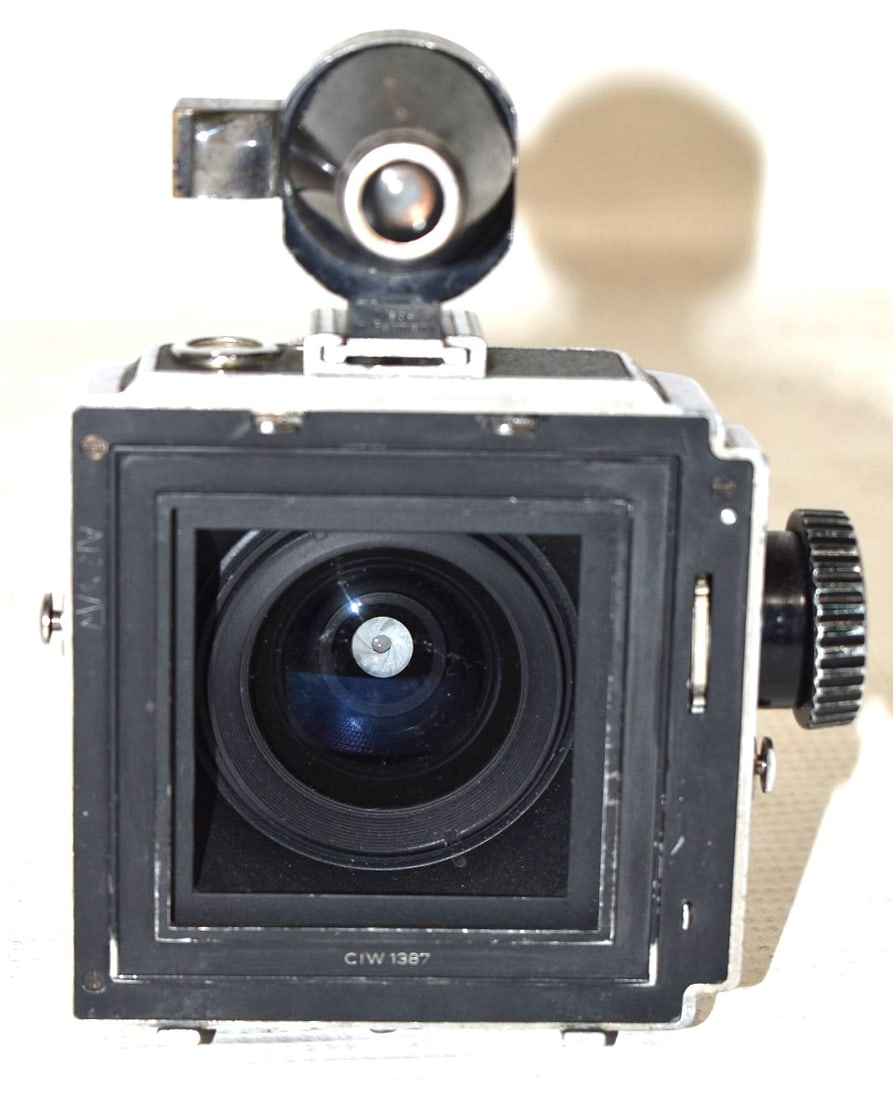 (2) HASSELBLAD 225 SQUARE FORMAT CAMERAS, (1) NO BACK - 11