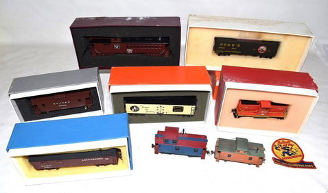 8 BRASS H.O. TRAINS INCL. COORS ELECTRIC DIESEL ENGINE+