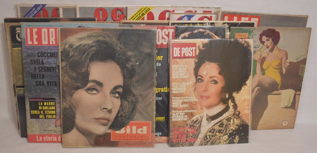 26 ASST VINT. LIZ TAYLOR (1932-2011) COMPLETE MAGAZINES (1 of 10)