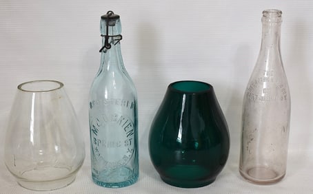 4 INCL. PRR GLOBE; M.J. O'BRIEN/DEERPARK BREW CO.