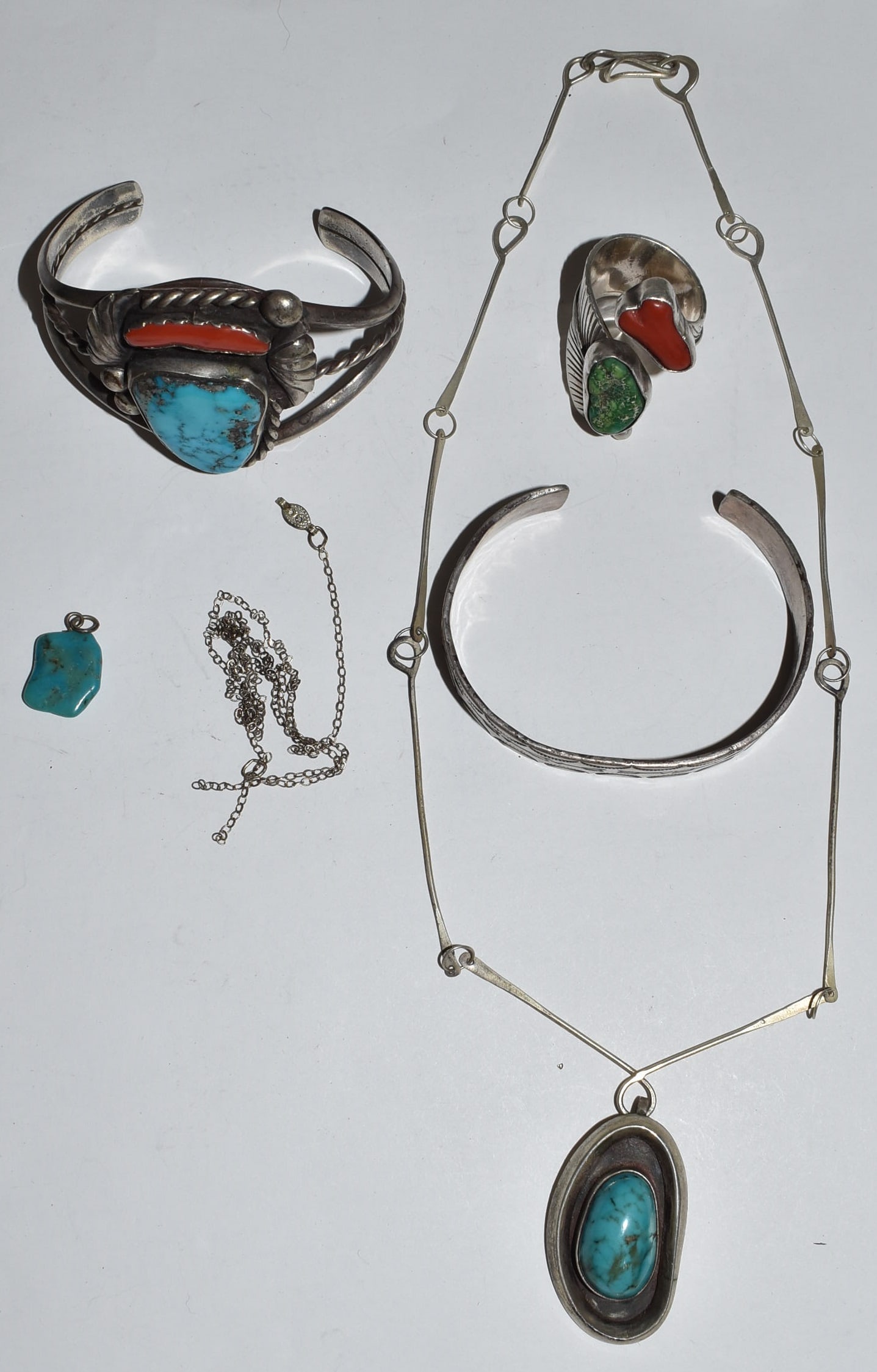 LOT ASSORTED ESTATE STERLING JEWELRY FINDINGS, 20TH C. (1 of 5)