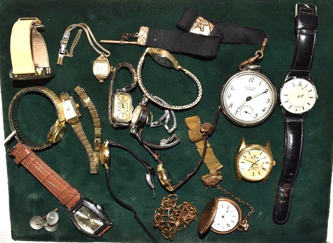 LOT ASSORTED COLLECTIBLE WATCHES, C. 1930/60: LOT ASSORTED COLLECTIBLE WATCHES, C. 1930/60