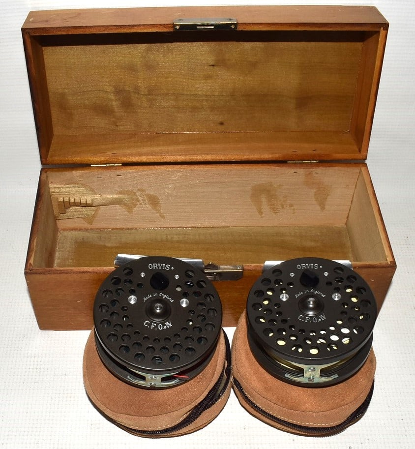 LOT (2) ORVIS FLY REELS INCL. C.F.O. IV, C. 1960'S (1 of 7)