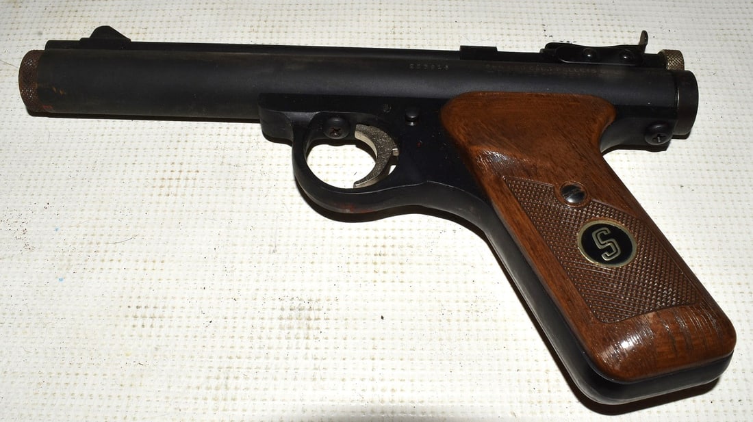SHERIDAN 20 CAL. PELLET PISTOL TARGET MODEL, C. 1940 (1 of 11)