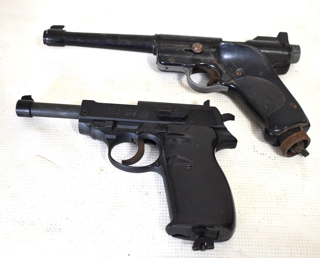 2 COLEMAN CO. MODEL 338 BB CAL/CROSSMAN 177 CAL PISTOLS (1 of 9)