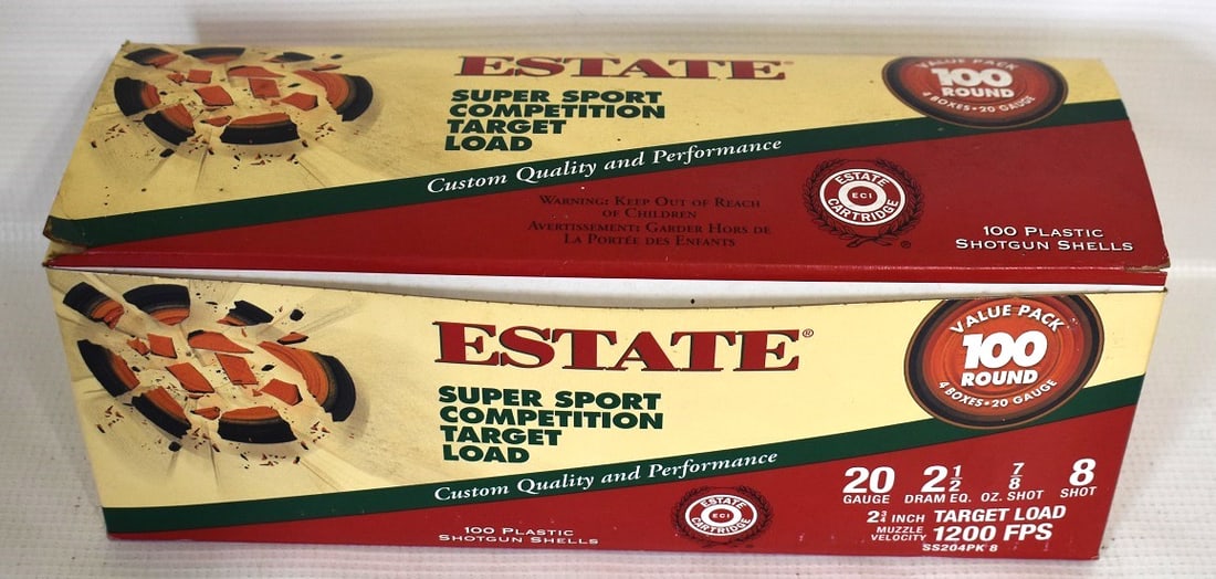 LOT/BRICK 20 GA. 2 1/2, 7/8, 8 SHOT TARGET LOAD SHELLS (1 of 4)