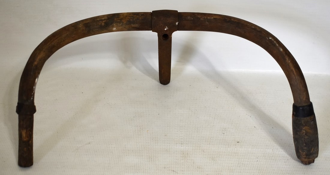 VINTAGE WOOD BICYCLE HANDLE BARS, 19TH C. (1 of 7)