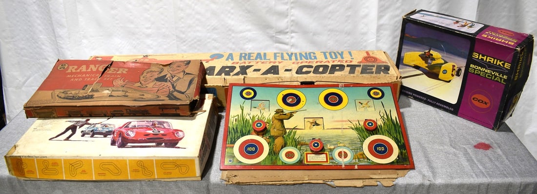 5 VINT GAMES INCL. MARX SIKS-55 WORKHORSE HELICOPTER (1 of 12)