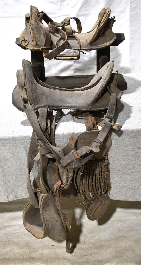 3 CIVIL WAR MC CLELLAN HORSE SADDLES/LEATHERMAN'S VICE (1 of 6)
