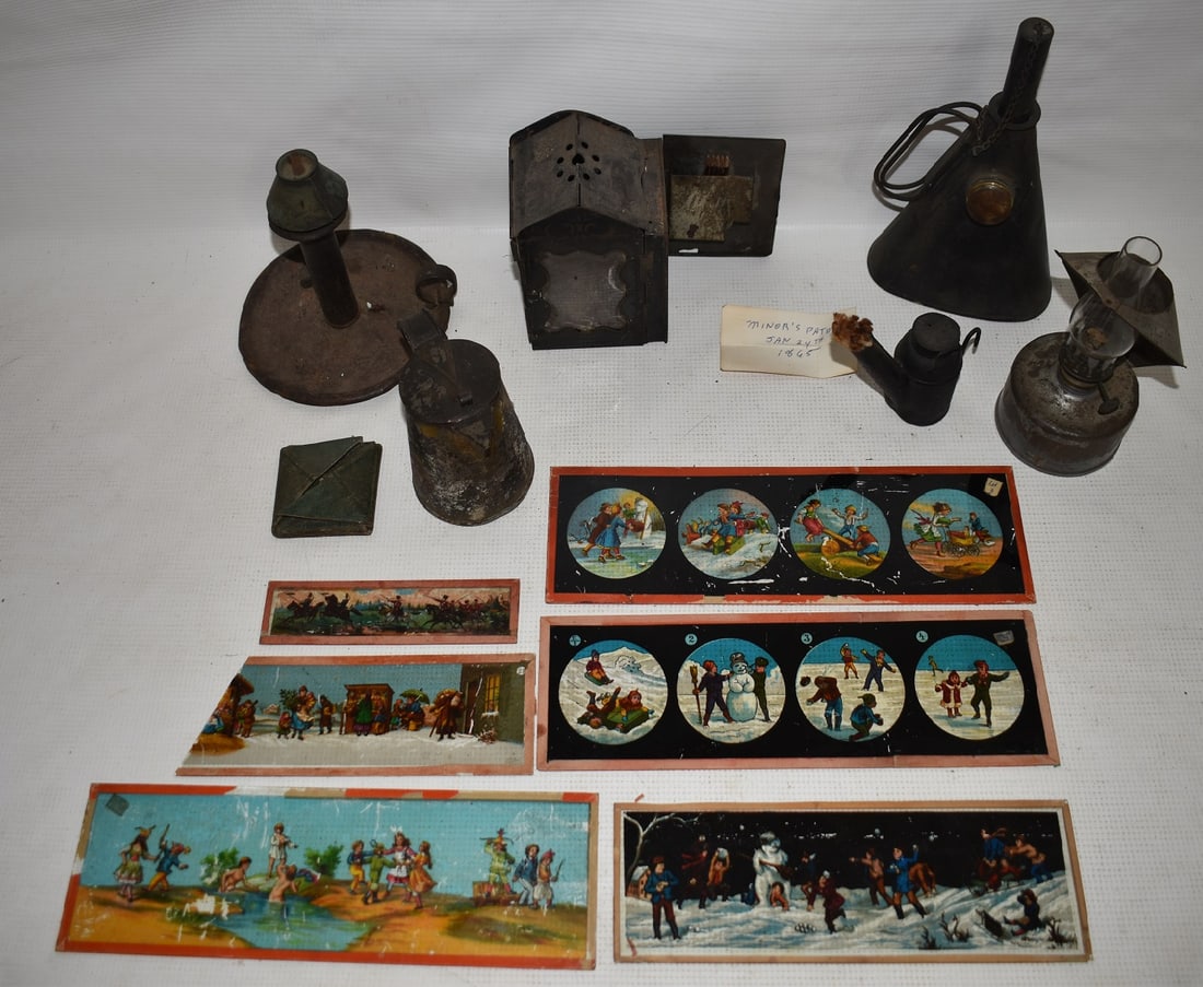 LOT ASSORTED MILITARY CIVIL WAR MINERS CAMP LIGHTING (1 of 10)
