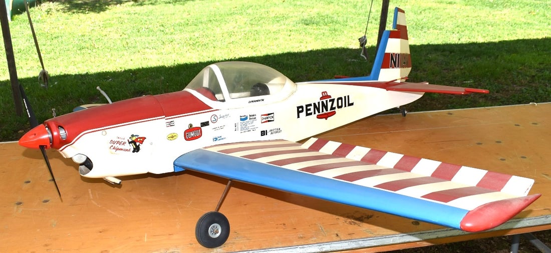 REMOTE CONTROL SUPER CHIPMUNK FOR PENZOIL AIRPLANE (1 of 6)