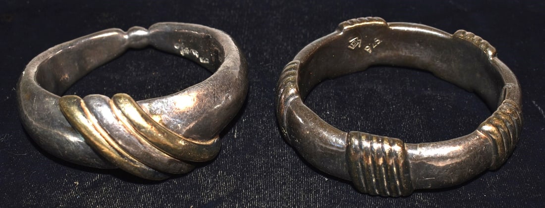 ASST VINTAGE STERLING BRACELETS, 20TH C., W. 3.9 OZ. (1 of 3)